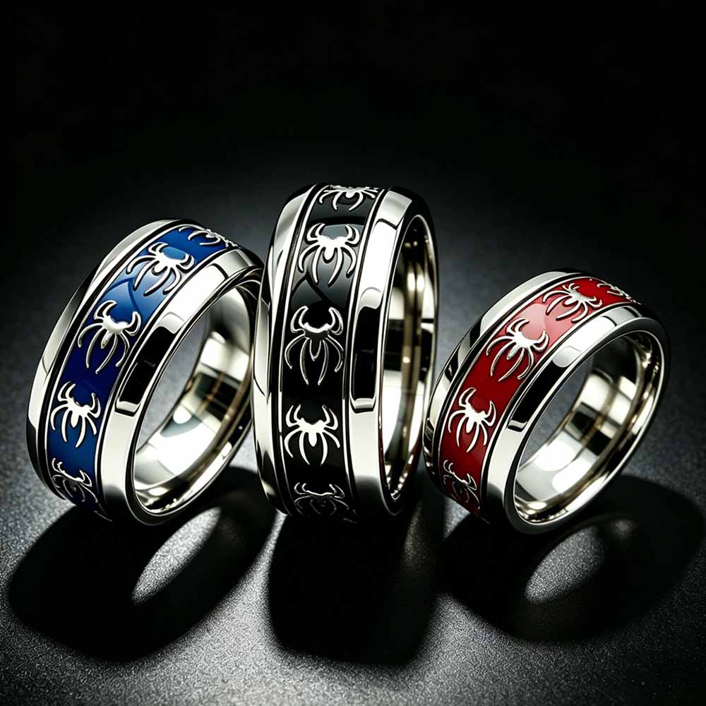 Neuer Vintage Punk Spinnenring – Initial Ring Custom Bewertung und Preis