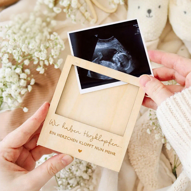 Ultraschall Schwangerschaft An – Engraved Wood Frame Bewertung und Preis