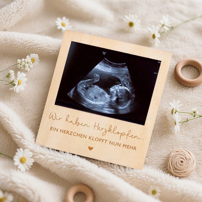 Ultraschall Schwangerschaft An – Engraved Wood Frame Bewertung und Preis