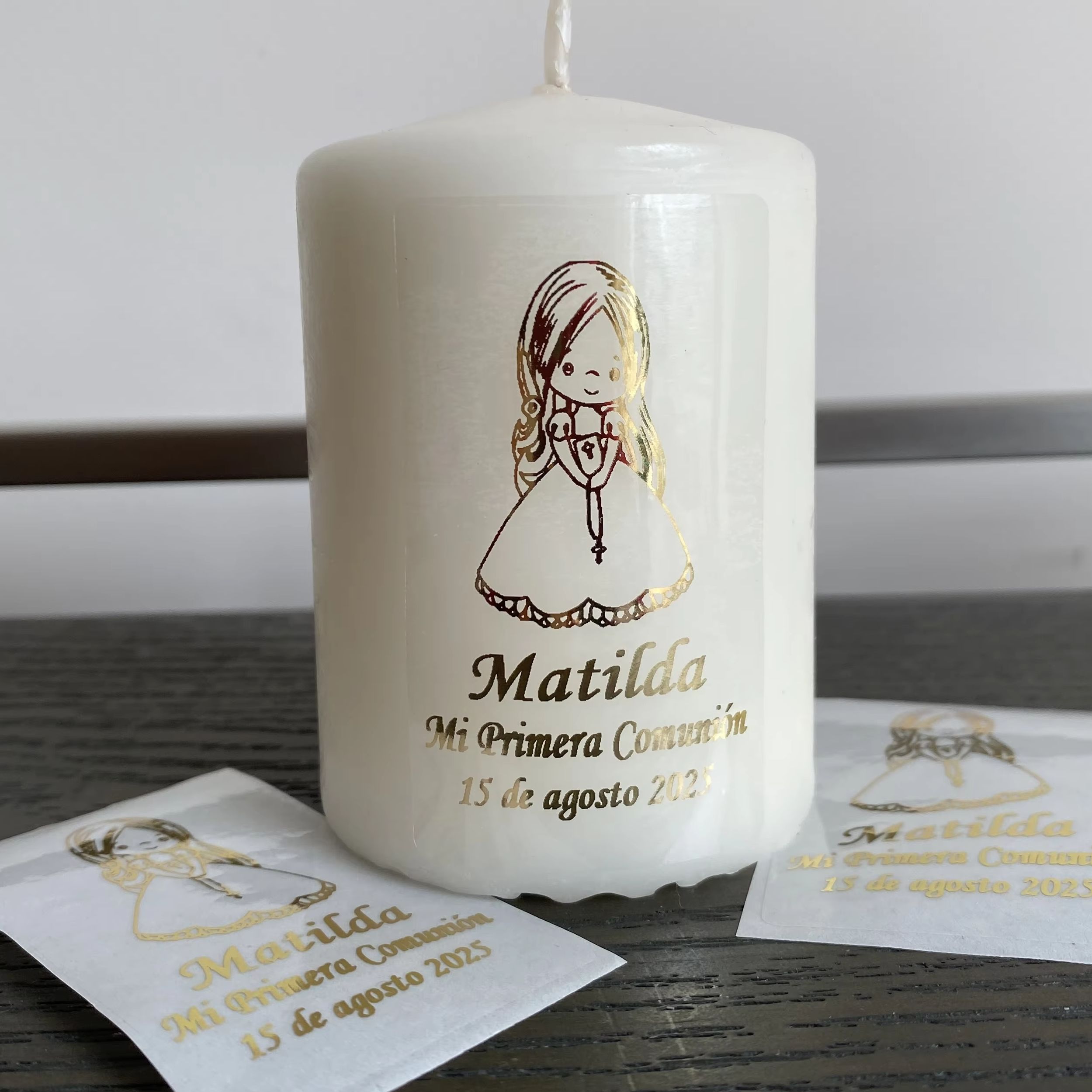 Personalisierte Aufkleber für  – Personalised Candle Label Bewertung und Preis