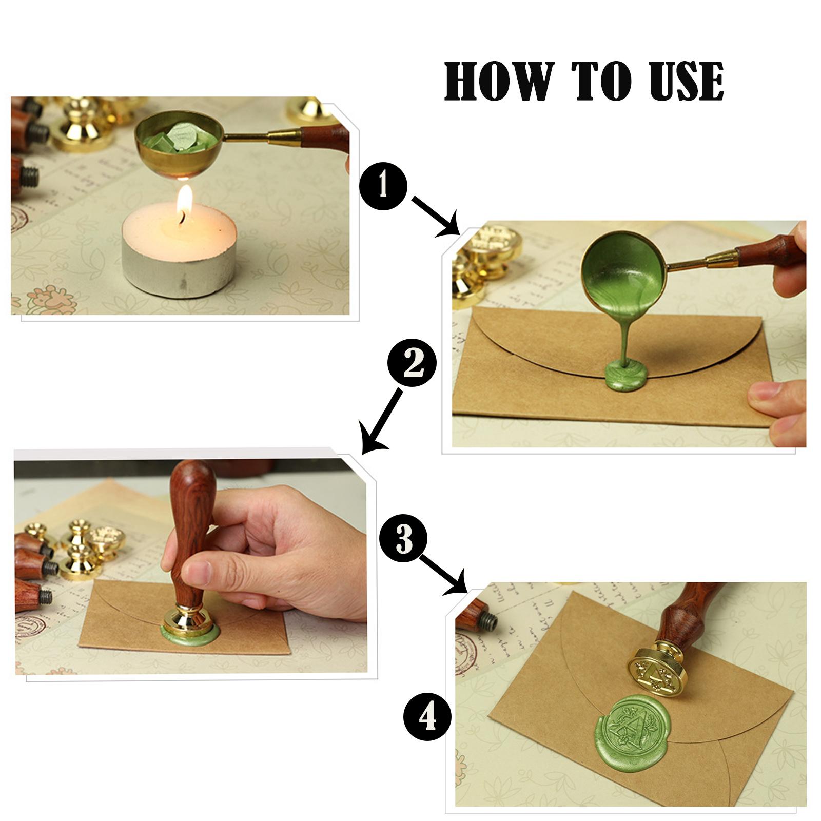 Holzgriff-Briefwachssiegel-Set – Wax Seal Letter Kit Bewertung und Preis