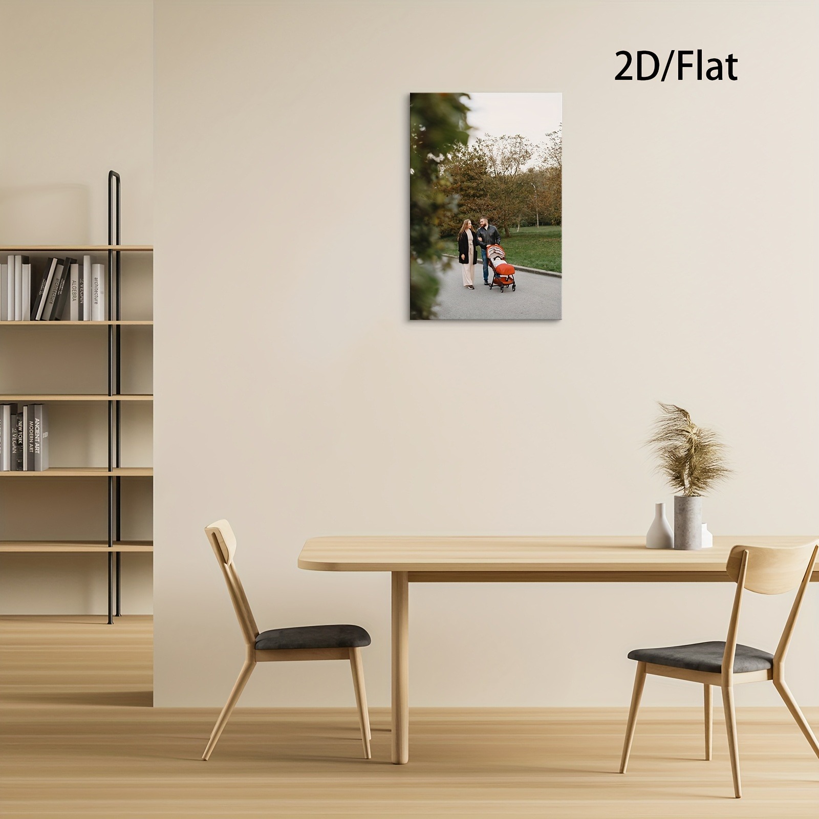 1 Stück Holzgerahmtes Poster,  – Engraved Wood Frame Bewertung und Preis