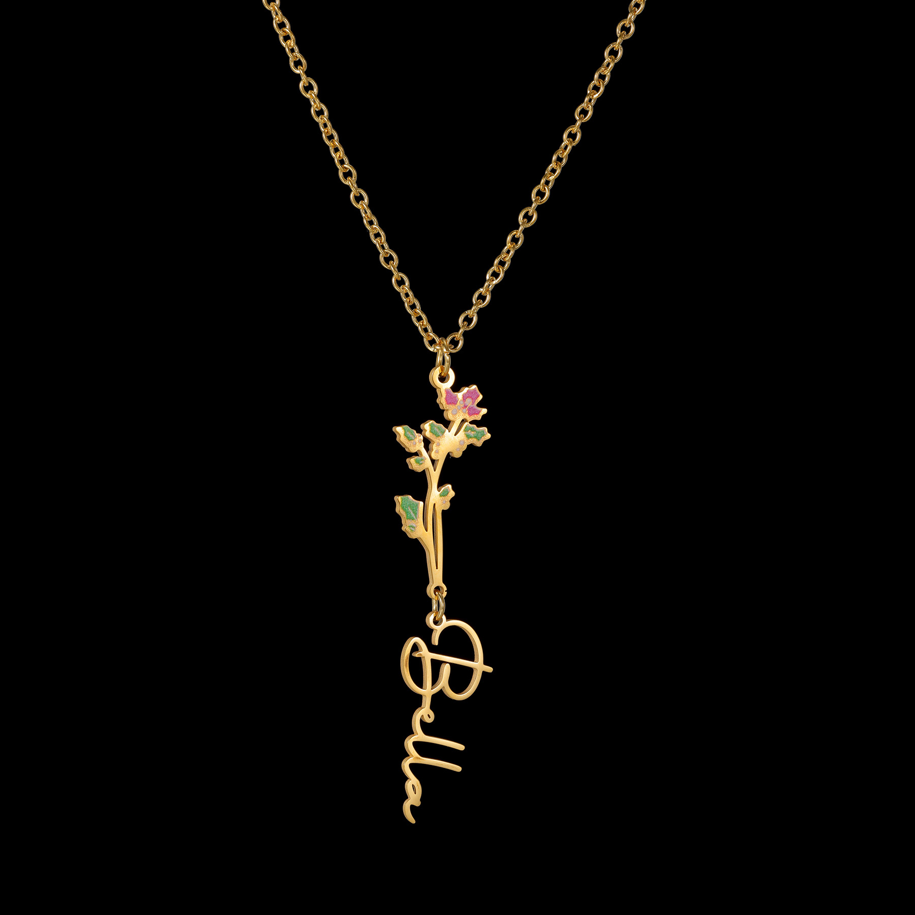 Acheerup individuelle Namenske – Birth Flower Necklace Bewertung und Preis
